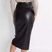 Women's PU Split Skirt High Waist Zipper Pile Pleated Leather Skirt Sexy Hip Skirt_ecoleips.com