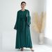 Verve Loriya2025 Fashion Trimmed Dubai Turkish Elegant Long Robe Two-Piece Set LR760_ecoleips.com