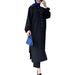 Muslim Plus Size Women's Clothing Loose Elegant Commuter Long Two-Piece Set Autumn Outfit_ecoleips.com