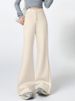 K Thick Flared Pants New High Waisted Slimming Casual Micro Flared Pants For Women_ecoleips.com