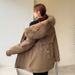 Women's Clothing Women's Winter Thickened Short Parka Coat With Fur Hood - Fashionable Loose Fit Outerwear For Casual & Office (Multiple Colors )_ecoleips.com