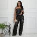 Women's Clothing Tube Top With Loose Trousers Two Piece Sexy Suit_ecoleips.com