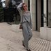 Cross-Border Turn-Down Collar Long Sleeve Knitted European And American 2025 Autumn Winter New Style Elegant Loose_ecoleips.com