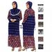 Middle Eastern Abaya Robe, Turkish Long Gown, Ethnic Clothing, Embroidered, Loose And Elegant Muslim Women's Clothing_ecoleips.com