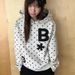 Korean Style Women's Relaxed Trendy Letter Print Hooded Sweatshirt Loose Fit Casual Wholesale Hoodies & Sweatshirts_ecoleips.com