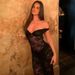 Absobe Sexy Lace Sheer Bodysuit Split Maxi Dress Set Women Off Shoulder Backless Hollow Out Long Sleeve Elegant Party Outfit_ecoleips.com