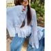 Design Ruffled Shirt Summer Minority Fashion Graceful Personality Blouse For Commuting_ecoleips.com