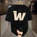 Summer Short Sleeve T-Shirt for Men Loose Fit round Neck American Trendy Brand Casual Top_ecoleips.com