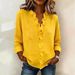Spring Women's Clothing Ruffled Long Sleeved Cotton Shirt American Style Casual Fit Top For Ladies_ecoleips.com