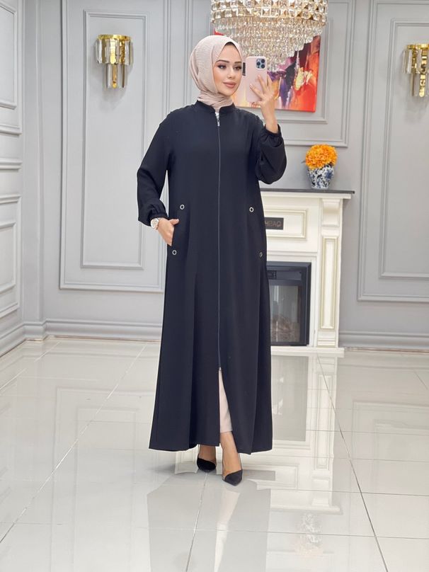 Cross-border Ready-to-ship Women's Clothing 2026 New Elegant And Stylish Long-sleeve Stand-up Collar Loose Casual Long_ecoleips.com