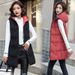 Women's solid color casual vest_ecoleips.com
