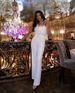 Women's Clothing Feather Tube Top Sexy Fashion Jumpsuit_ecoleips.com