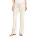 Suitable For All Seasons 2025 New Soft Cotton Linen Women's Solid Color Drawstring Loose Casual Wide-leg Long Pants For Women_ecoleips.com