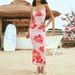 Summer Fashion Maxi Skirt Dress For Women Travel Vacation Beachy Design Printed_ecoleips.com