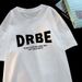 Women's Loose Short Sleeve T-Shirt 100% Cotton Breathable Summer Top Chic American/Hong Kong Style Letter Brand Design_ecoleips.com