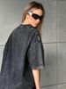 Summer Cotton Washed T-shirt For Women Men Loose O-Neck Oversized Tee Korean Y2k Female Clothes Casual Vintage Short Sleeve Tops_ecoleips.com
