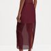 Women's High Waist Mesh Skirt Black Double Layer See Through Slit Hip Style Fashionable All Match Design_ecoleips.com