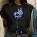 European And American Women's Plus-size Animal Print Short-sleeve T-shirt_ecoleips.com