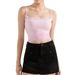 Cross-border European And American Women's Clothing 2025 Spring New Solid Color Off-shoulder Lace Trim Slim-fit Inner_ecoleips.com
