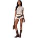 European And American Style 2025 Summer New Fashion Elegant Sweet Hot Girl Solid Color Hollowed-out Slim-fit Ruched_ecoleips.com