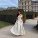 Women's Stylish Polka Dot Ruffled Full Skirt Dress Elegant Waist Cinching Casual American Style Thin Summer Dress_ecoleips.com