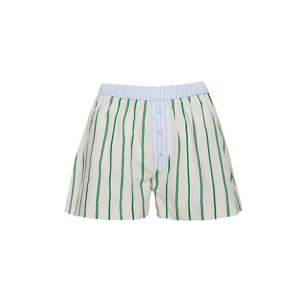 2025 New Spring Summer Elegant Commuter Slimming Versatile Casual Shorts Street Fashion Women Pure Desire Hot Girl_ecoleips.com