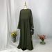 Fashion Maxi Shiny Elegant Long Batwing Sleeve Dress_ecoleips.com