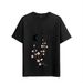 Women's T-Shirts Tshirt Muscle Freaks Cherry Blossoms Japanese Floral Style_ecoleips.com