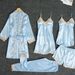 Women's Clothing new pajamas with chest pads Silk sexy sling golden flower five piece pajamas thin home clothes_ecoleips.com