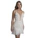 Women's Clothing Women's Sexy Backless Deep V Party Dress With Waist Feather Suspenders European Style Autumn Winter Fashion_ecoleips.com