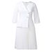 Aria Basics Aria Basics D597 Cross-Border European And American Women's Winter Blazer Collar Shirt Plus Size Fashion Elegant Pleated_ecoleips.com