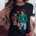 Cross-border Supply Women's Tops, European And American Fashion Girls' White Short-sleeve T-shirts_ecoleips.com