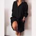 2026 Spring/Summer New Style Bestseller European And American Loose Fit Double Pocket Sleeve Solid Color_ecoleips.com