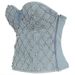 Women's Clothing Diamond Beaded Denim Top Strapless Vest Lace Up Shaping Slimming Zipper Top Women_ecoleips.com