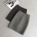 Work Anti-exposure Professional Pencil Half-length One-step Work Short Suit Skirt, Spring Season_ecoleips.com