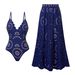 Women's Sexy Solid Color Laser Cut One Piece Swimsuit European American Style Hot Selling Summer Swimwear_ecoleips.com