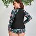 New 2026 plus Size Women's Swimsuit European American Style Two Piece Set Sports Beachwear Export Trade Wholesale_ecoleips.com
