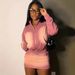 Women's Clothing New Washed Sweatshirt Autumn And Winter Hip Sexy Fashion Slim Fit 2 Piece Set_ecoleips.com