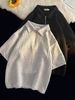 Women's Clothing Waffle Shirt Short Sleeved T Shirt Shorts Set Trendy Loose Clothes Trendy Tops And Pants Suits_ecoleips.com