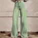 Women's Clothing Striped Wide Leg Straight Leg Flared Jeans For Women_ecoleips.com