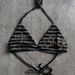 Summer New Women's Halter Neck Swimsuit Striped Print Cross Rhinestone Sexy Fashion 2026_ecoleips.com