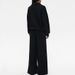 Women's Clothing Autumn New Lapel High Waist Trousers Loose Sweater Suit Sports Two Piece Suit_ecoleips.com