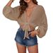 2025 Cover-Up Solid Color Bikini Beach Shirt For Women_ecoleips.com