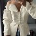 Women's Off-Shoulder Cardigan Long Sleeve Fashion Top With Tie Waist Sexy European American Style Versatile French Style Blouse_ecoleips.com