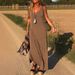 2025 Summer New Cross-Border Trade Independent Station Women's Sexy Trendy V-Neck Strap Dress_ecoleips.com