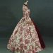 Cross-Border Source European And American Foreign Trade Long Sleeve Printed Elegant Court Evening With Large Bell_ecoleips.com