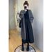 Autumn New Korean Fashion Vest + Cardigan Sweater Two-Piece Set Maternity Dress_ecoleips.com
