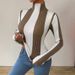 Aria Basics Aria Basics European American Style Cross-border Foreign Trade Women's Clothing, Spring Autumn Classic Black And White Contrast_ecoleips.com