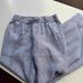 Push, Quality Material New Thin Linen Striped Drawstring Lazy Loose Feeling Wide Leg Pants For Women_ecoleips.com