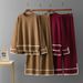 Women's Stylish round Neck Sweater And Loose Knitted Casual Sports Pants Solid Color Suit European And American Foreign Trade Fashion_ecoleips.com